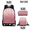 Animação 3D Cross-border do que você bonito Blade Schoolbag Crossbody Bag Pencil Bag Mochila de personagem impressa de três peças