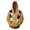 Sudadera con capucha y cordón con estampado de anime 3D Nuevo Comercio Electrónico Transfronterizo Europeo y Americano 2024 Ropa para Hombre