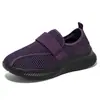 Zapatos de Caminar Ultraligeros Transfronterizos de Comercio Exterior para Hombres y Mujeres, Ajuste Ancho, para Pies Gruesos, Talla Grande, Sueltos, Zapatos para Ancianos, Zapatos Slip-on para Caminar Fitness