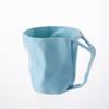 Vaso para Enjuague Bucal, Resistente a Caídas, Vaso para Cepillo de Dientes de Pareja, Estilo Nórdico, Simple y Creativo, con Asa, Vaso de Plástico para el Hogar, Lujo Ligero