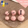 Campana Colorida de una Palabra Pintada con Aerosol de 22 mm Accesorios de Joyería DIY Pulsera Llavero Collar Material para Colgar Bolsos al Por Mayor