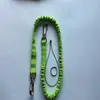 Cuerda de color para herramientas de PU con resorte, hebilla de aluminio, cuerda de resorte para herramientas
