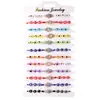 Amazon Explosiones Ojos Malignos Joyería Europea y Americana Ojo Mágico Cuerda de Mano Ojo del Diablo Pulsera Tejida a Mano Venta al por Mayor