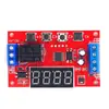Módulo de relé de tempo de atraso 5V12V24V temporizador programável optoacoplador isolamento pulso ciclo gatilho de desligamento
