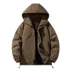 Chaqueta de Algodón de Invierno para Hombre Tallas Grandes para Niños Gorditos, Abrigo Casual Cálido de Algodón con Acolchado Extra y Chaqueta Engrosada para Hombres