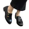 Zapatos Mocasines para Mujer Estilo Británico Retro con Hebilla de Cinturón Nueva Colección Primavera 2026 Slip-On Tacón Grueso Zapatos de Cuero Negros para Viajar al Trabajo