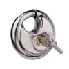 En Stock Candado de Disco Redondo de 70 mm con Cubierta Protectora Lingote de Acero Inoxidable Candado de Disco de Media Luna Candado de Disco Paldock