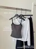 Top Camisola de Bloques de Color Dopamina Laisairdo para Mujer, Capa Base Transpirable con Almohadillas en el Pecho, Se Puede Usar por Fuera, Camisola Básica Versátil