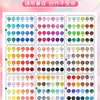 221 paleta de colores a todo color de 24 rejillas para abalorios de fusión DIY de 2.6 mm MARD mismo número de color juego de regalo DIY en caja