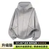 Sudadera con capucha casual deportiva vintage Hasselblad para hombre, resistente, con cremallera, manga larga, cárdigan holgado estilo americano