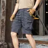 Shorts de trabalho hardcore estilo novo de verão com múltiplos bolsos, shorts casuais soltos masculinos, roupas masculinas de alta qualidade da moda
