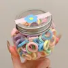 Gomas para el Pulgar de Dibujos Animados Estilo Coreano para Niñas, Diademas Infantiles de Alta Gama, Gomas para el Cabello de Bebé que No Dañan el Cabello, Bandas Elásticas de Alta Elasticidad, Accesorios para el Cabello