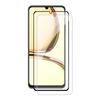 Adequado para mim real C67 filme temperado galvanoplastia transparente HD realme V50 alto alumínio borda preta duas película protetora forte