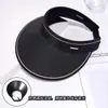 Chapéu de Sol UPF50+ Aba Larga Verão Ciclismo Anti-UV Top Vazio Chapéu de Sol Feminino para Cobrir o Rosto