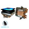 Radiador de CPU de cuatro tubos de cobre con presión hacia abajo, serie Endurance Chariot Butterfly, 1700 ventiladores silenciosos de aluminio y cobre para escritorio