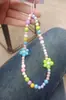 Novo cordão para celular feminino fresco doce corrente de contas ornamentos laço de amor acessórios de corrente para celular decoração de bolsa