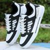 Zapatillas de Marca para Hombre Otoño e Invierno 2025 Nuevos Zapatos Blancos Cubiertos de Cuero Zapatos Deportivos y Casuales de Moda para Hombre Transfronterizo