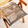 Cojín vintage de estilo francés de lujo ligero, adecuado para sillas de comedor, asientos de coche y sillas de oficina; cojín antideslizante para asiento de silla y banco, para todas las estaciones, de algodón y madera