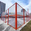 En Stock Malla de Valla Deportiva para Estadio Marco de Barra de Acero Tipo Planchuela Tipo Ranura Empotrada Interior Red Protectora para Cancha de Baloncesto