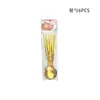 Juego de Cubiertos de Acero Inoxidable Transfronterizo 6 Piezas Enbolsado Comida Occidental Hotel Cuchillo y Tenedor Dorados para Steak Supermercado Juego de 6 Piezas/24 Piezas