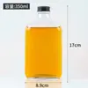 Botella de bebida botella de jugo botella de vidrio para bebidas botella de vino blanco botella de vino vacía botella sellada con tapa botella de medicina botella vacía