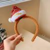 Pinza para el pelo de estrella roja de Año Nuevo y Navidad, pinza lateral de bola de pelo para flequillo, accesorios para el pelo para vestirse