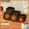 Atacado de Bandejas Prontas para Bolo da Lua, Bolo de Feijão Mungo Espesso, Bolo de Pele de Gelo com Gema de Ovo, Bandeja Base para Snow Meiniang, Caixa Transparente Dourada Blister