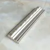 Borde Decorativo de Líneas para Pared de Fondo de TV Marco de Puerta de PVC Blanco Mate Europeo Borde de Cubierta de Ventana Tira de Cierre Estilo Chino