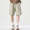 2026 Pantalones Cortos de Cinco Puntos Ligeros, Transpirables, de Secado Rápido, Sencillos, Modernos, Casuales Hechos de Seda de Hielo