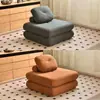 Popular Sofá Pequeño Mochi Sofá de un Solo Piso Sofá Perezoso Sofá Reclinable para Sala de Estar Espacio Pequeño Sofá para Pareja