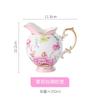 Juego de taza de café de porcelana china de estilo europeo para té de la tarde, juego de taza y platillo de té negro de estilo inglés de cerámica refinada de alta gama para el hogar, caja de regalo