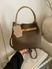Bolso Retro de Nicho para Mujer 2026 Nuevo de Moda Casual Versátil Bolso Cubo para Viajar Simple Cruzado Bolso Madre-Hija