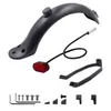 Adecuado para Accesorios de Guardabarros Trasero para Patinete Eléctrico 1S Pro M365 Juego de Tapa de Silicona y Soporte para Luz Trasera