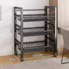 ¡Wow Estante de Almacenamiento de Múltiples Niveles de Pie Multifuncional de Cocina Cesta para Verduras Estante para Microondas Estante de Almacenamiento
