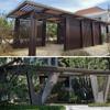 Estructura de Acero Inoxidable Galería Fabricante Personalizado Exterior Gran Escala Paisaje de Jardín Comunidad Estructura de Acero Paseo