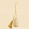 Colgante de Bolsita de Calabaza Dorada para Atraer Riqueza y Bendiciones, Adorno para Colgar en el Coche, Decoración de Entrada, Regalo de Negocio, Artículo de Regalo