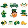 Calle Amazonas. Pegatinas para Refrigerador del Día de San Patricio Día Nacional Irlandés Ambiente Festivo Pegatinas Decorativas para Garaje