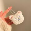 Llavero de Peluche Muñeco Lindo Oso Regalo Accesorios Colgantes Muñeco Hecho a Mano Colgante para Bolsa