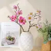 Fabricante Ins Flanlika Flores Artificiales de Magnolia de Cabezal Múltiple Decoración del Hogar Boda Transfronteriza Venta al por Mayor Manualidades de Flores Falsas