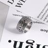 Anillo de acero de titanio fundido europeo y americano, joyería de moda transfronteriza, anillo de llave de dedo punk retro para hombre SA154