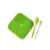Alimentador Lento para Mascotas Más Vendido Transfronterizo, Tapete Anti-Ahogo con Ventosa, Tapete Alimentador Lento para Perros, Tapete Alimentador Lento de Silicona Anti-Ahogo en Stock