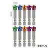 WM50mm cabeza sencilla color anillo magnético cabeza de lote posicionamiento cabeza de destornillador magnético eléctrico neumático cabeza anillo de aluminio