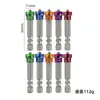 Yun Bei comercio electrónico anillo magnético PH2 cruz cabeza multicolor 65/50mm destornillador eléctrico cabeza magnética color cabeza de anillo magnético
