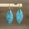 Brincos de Argola com Pingente de Gota de Água da Moda para Mulheres Exquisitos Brincos Brincos de Pedra do Imperador brincos