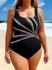 Maiô Peça Única Plus Size Estilo Europeu e Americano para Mulheres 2026 Em Estoque Maiô Estampado para Mulheres Ligeiramente Acima do Peso, Cobrindo o Corpo, Estilo Racing Maiô Amazon