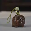 Sândalo Dourado Nova Versão dos Doze Signos do Zodíaco Pingente para Celular Pingente para Bolsa de Madeira Argola de Chaveiro Lembrança Lembrança