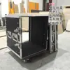 Chassi de Amplificador de Potência 16U Flight Case Gabinete Prateleira para Mixer 8U6U12U Caixa de Armazenamento de Áudio