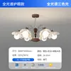 Lámpara de araña vintage estilo francés para sala de estar Lámpara de comedor con pétalos retro americano 2025 nueva para dormitorio Lámpara de araña para estudio Luminarias