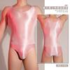 Transfronteiriço masculino divertido sem mangas perspectiva unida top apertado óleo brilhante alta elasticidade respirável muscular macho corpo modelagem tentação
