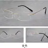 Gafas de Qin Hao del Mismo Estilo para Hombre, Gafas Sin Montura Ultraligeras de Titanio Puro de Zhang Dongsheng, Se Pueden Montar con Lentes Graduadas, Luz Azul Anti-Reflejo, Monturas de Gafas de Sol Fotocromáticas para Negocios